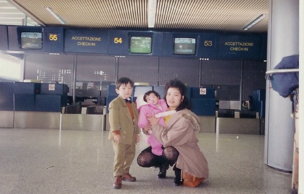 Luigi Fu, Program and Finance Manager for the Haas Leadership Initiatives as a young child