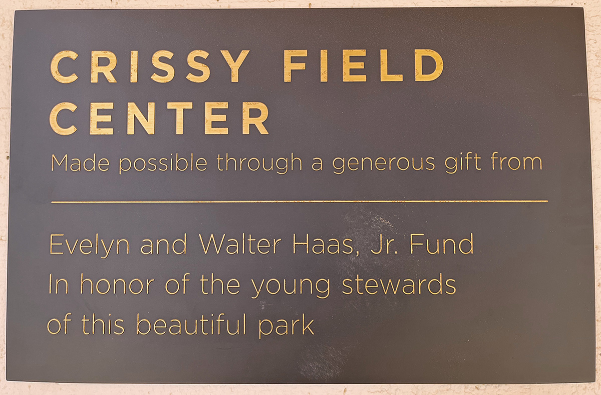 Crissy Field sign