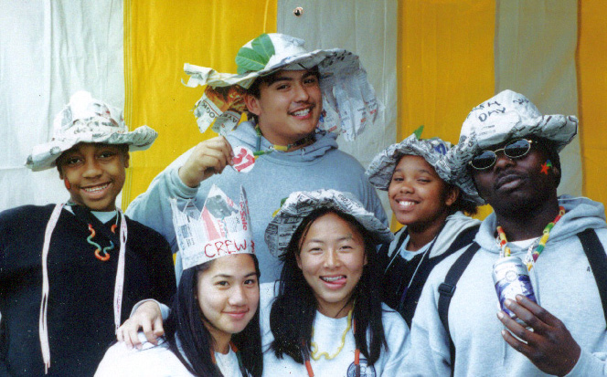 Ernesto and others taking part in San Francisco Conservation Corps activities