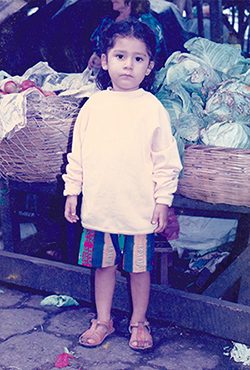Gabriela at age 3