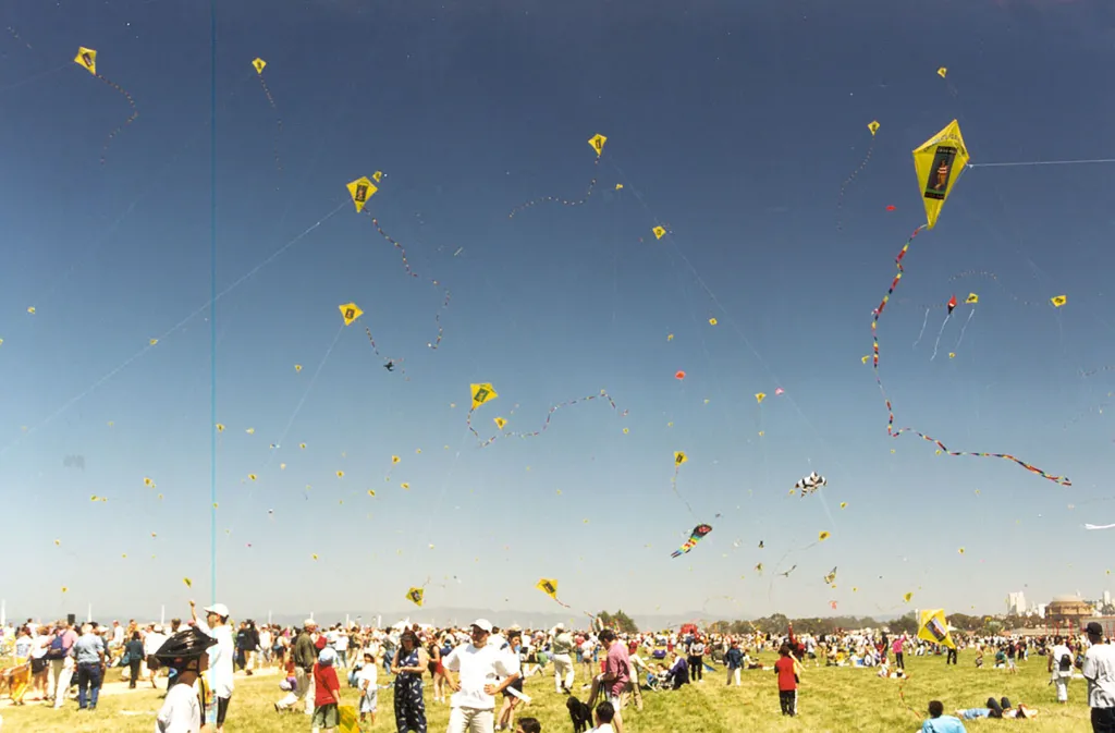 Kites over Crissy Field