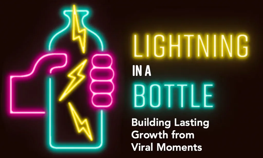 Lightning in a bottle logo