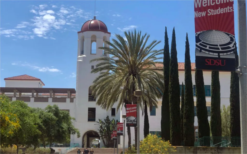 Photo of San Diego State University's campus
