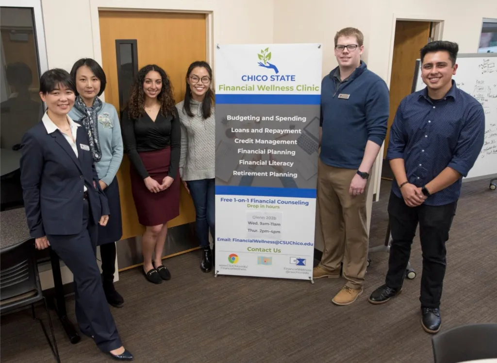 Student planners at the Chico State Financial Wellness Clinic