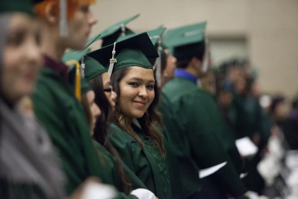 Photo of a college graduate