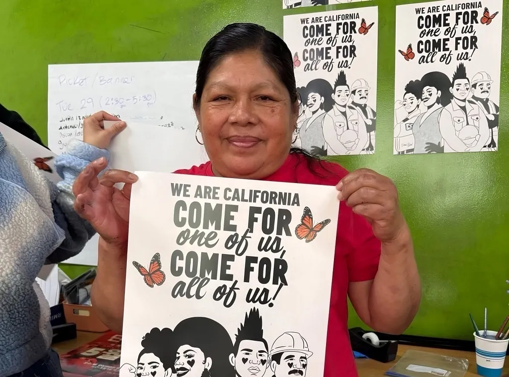 Community member at a We Are California event