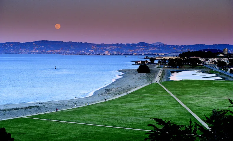 Crissy Field at sunset