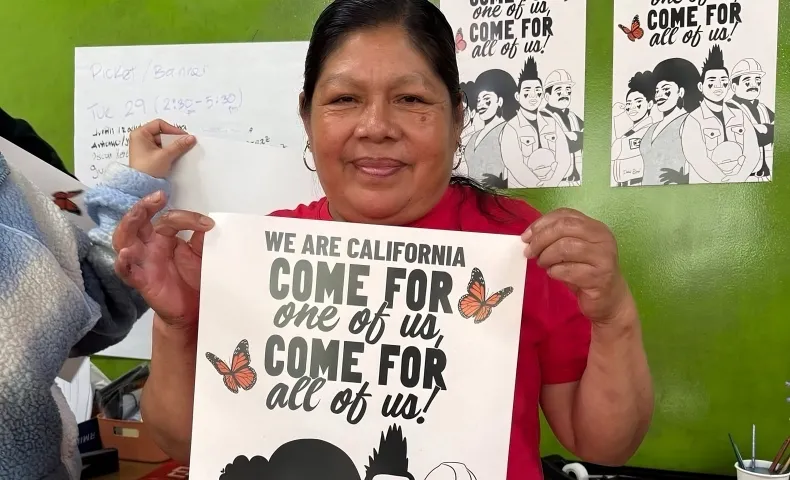 Community member at a We Are California event