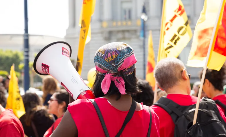 Immigrant rights advocates march in San Francisco