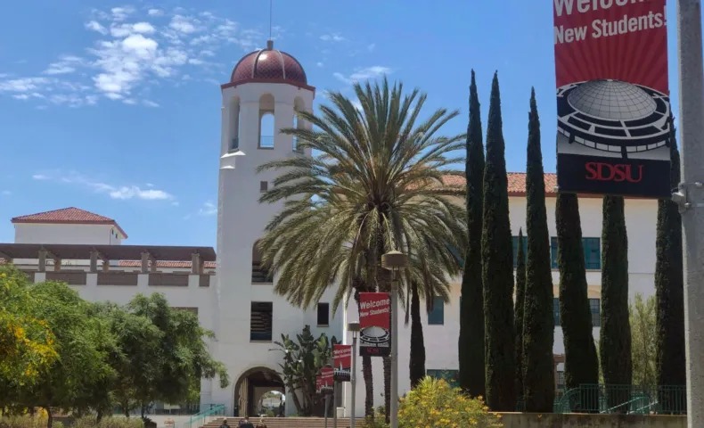 Photo of San Diego State University's campus