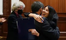 Justice Patricia Guerrero at her recent confirmation as Chief Justice of California