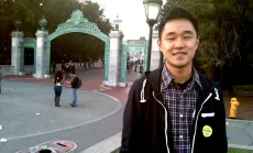Undocumented student Ju Hong on UC Berkeley campus