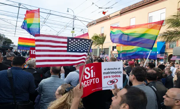Day of Supreme Court gay marriage ruling in Castro