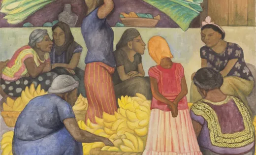 Diego Rivera, Tehuanas in the Market, 1935