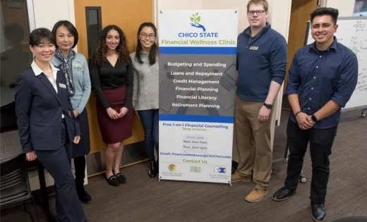 Student planners at the Chico State Financial Wellness Clinic