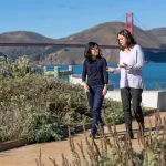 Jennie Watson and Cathy Cha at Crissy Field