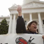 Woman at California Immigration Day