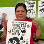 Community member at a We Are California event