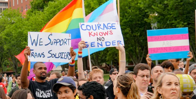 Transgender Military Rally 