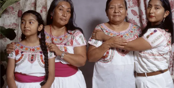 Odilia Romero of CIELO (second from left) and her family.