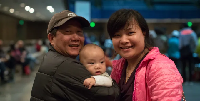 Family at Naturalization Clinic