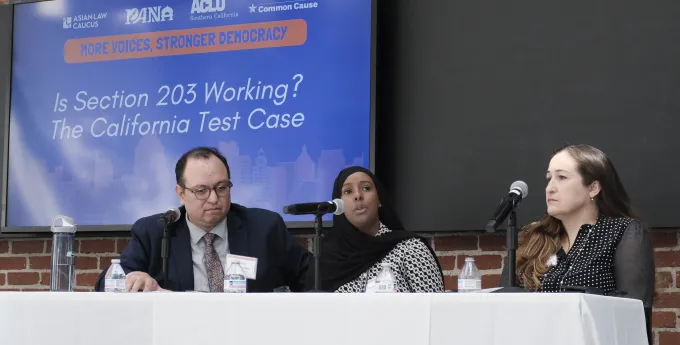 Panel discussion at the language access summit in 2025