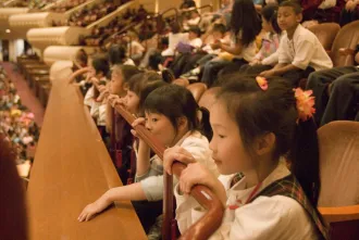 Children at Davies Hall